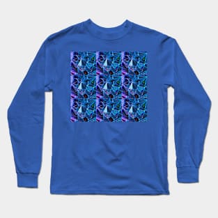 Abstract Geometrical Pattern (We are Sailing) Long Sleeve T-Shirt